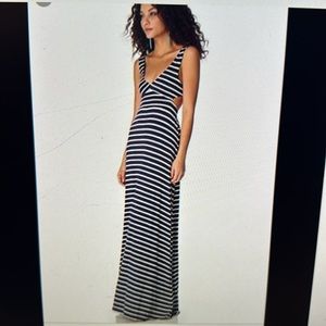 Rachel Pally Shopbop Navy Striped Maxi Dress